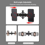 Live Broadcast Dual Phone Bracket with 70cm Tripod & 6.2 Inch 16cm Led Ring Light Kit - Extra Image