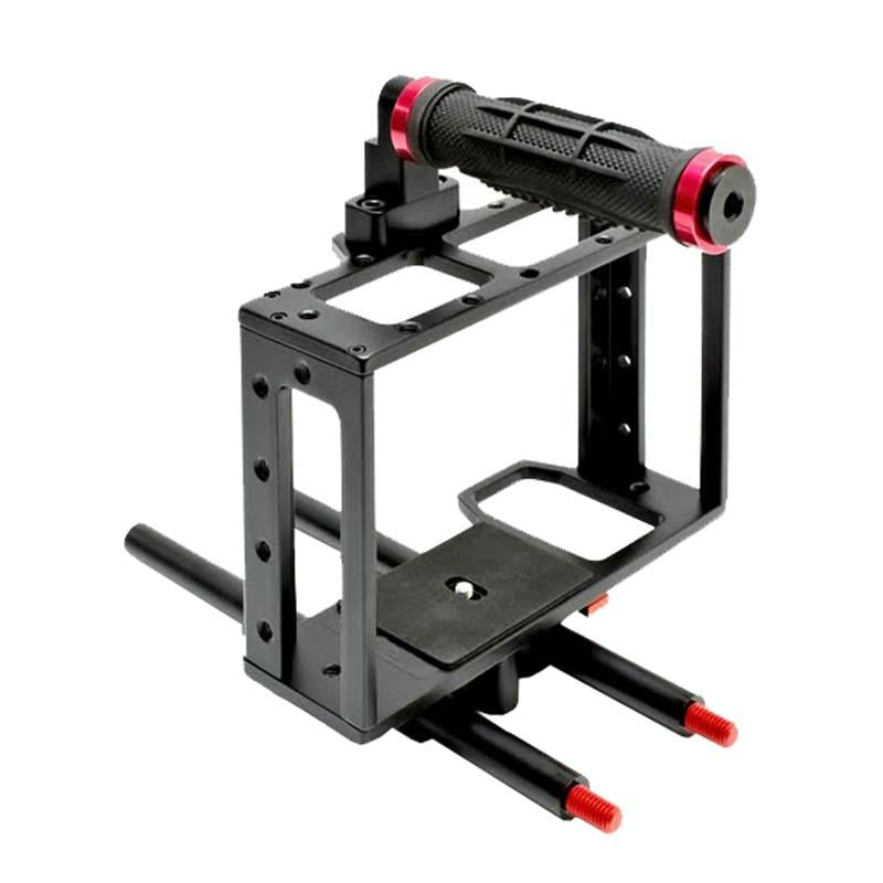 Camera Cage Handle Kit For Slr Camera - Black & Red