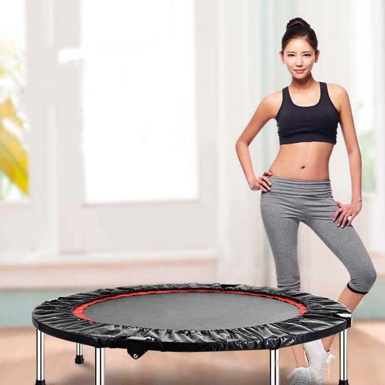 40 Inch Trampoline Gym Home Children Indoor Bounce Bed With Handrails