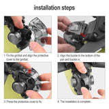 Sunshade Cover for Dji Fpv Drone Lens - Top-Down View