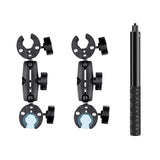 Selfie Stick with Handlebar Mount and Fixed Clamps