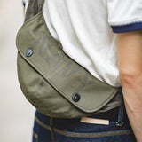 Retro Outdoor Cap Deck Bag Multi Functional & Stylish Letter Print Design - Side View