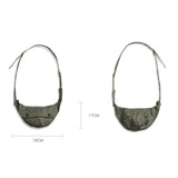 Retro Outdoor Cap Deck Bag Multi Functional & Stylish Letter Print Design - Top-Down View
