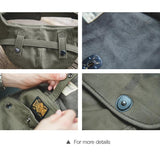 Retro Outdoor Cap Deck Bag Multi Functional & Stylish Letter Print Design - 45-Degree Angle
