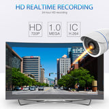 Outdoor Wifi Ip Camera With Night Vision & Remote Control - Waterproof - Top-Down View