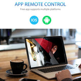 Outdoor Wifi Ip Camera With Night Vision & Remote Control - Waterproof - Rear View