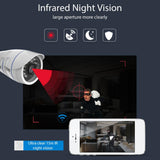 Outdoor Wifi Ip Camera With Night Vision & Remote Control - Waterproof - Extra Image