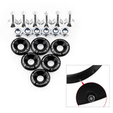 4 Pcs Car Universal Fender Flares Wheel Eyebrow Black Not Painted Wheel Eyebrow - 45-Degree Angle