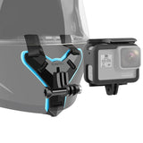 Gopro Hero7 / 6 / 5 Helmet & Border Frame Mount Cage - Front View