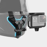 Gopro Hero7 / 6 / 5 Helmet & Border Frame Mount Cage - Low Angle