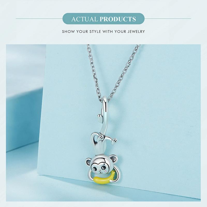 925 Sterling Silver Monkey Pendant For Diy Bracelets