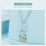 925 Sterling Silver Monkey Pendant For Diy Bracelets - 45-Degree Angle