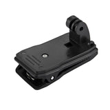 360 Degree Rotating Backpack Mount for Gopro Insta360 Dji Action Cameras - Side View