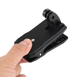 360 Degree Rotating Backpack Mount for Gopro Insta360 Dji Action Cameras - Rear View