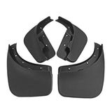 For Volkswagen Touareg 2011-2018 4Pcs / Set Car Auto Soft Plastic Splash Flaps Fender Guard - Front View