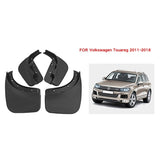 For Volkswagen Touareg 2011-2018 4Pcs / Set Car Auto Soft Plastic Splash Flaps Fender Guard - Side View
