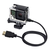 19-pin Hdmi to Micro Hdmi Cable for Gopro Hero11 - Perfect for Video - 45-Degree Angle