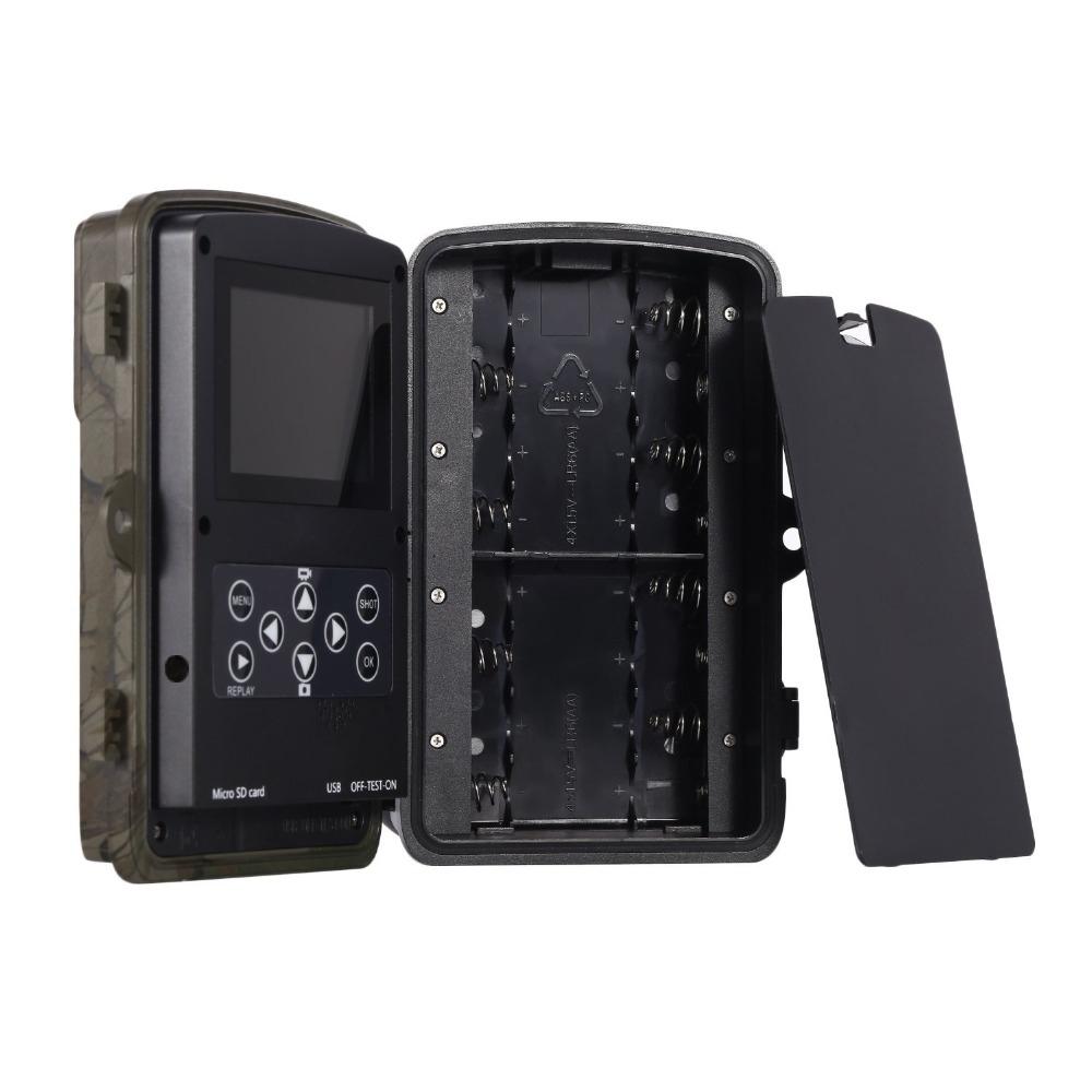 Waterproof Hunting Trail Camera With Night Vision - 8Mp 120 Degree Wide Angle 110 Degree Pir Sensor