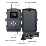 Waterproof Hunting Trail Camera With Night Vision - 8Mp 120 Degree Wide Angle 110 Degree Pir Sensor