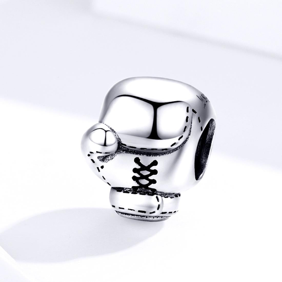 925 Sterling Silver Beaded Diy Boxing Bracelet