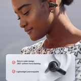 Wireless Ear Clip Earphone with Bluetooth 5.3 for Air Conduction - Low Angle