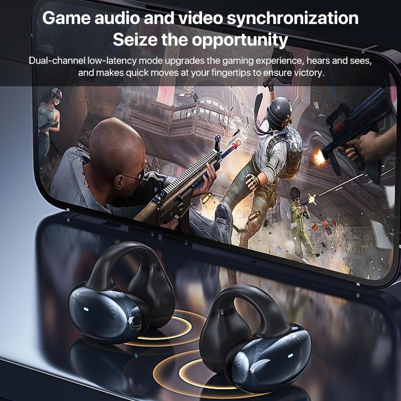 Wireless Ear Clip Earphone with Bluetooth 5.3 for Air Conduction