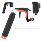 Adjustable Diving Buoyancy Stick for Dji Action with Hand Grip and Anti-lost Strap - 45-Degree Angle