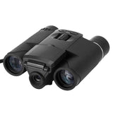 10x25 Zoom Binocular Telescope with Hd Digital Camera and 1.5 Lcd Screen - Black - Side View