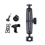 25mm Ballhead Car Seat Mount for Action Cameras with Phone Clamp and Anti-lost Case - Side View
