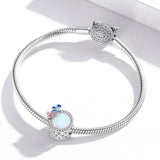 925 Sterling Silver Spring Butterfly Beads For Diy Bracelets & Necklaces - Low Angle