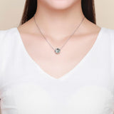 925 Sterling Silver Vigor Cactus Bead Pendant - Close-Up Angle