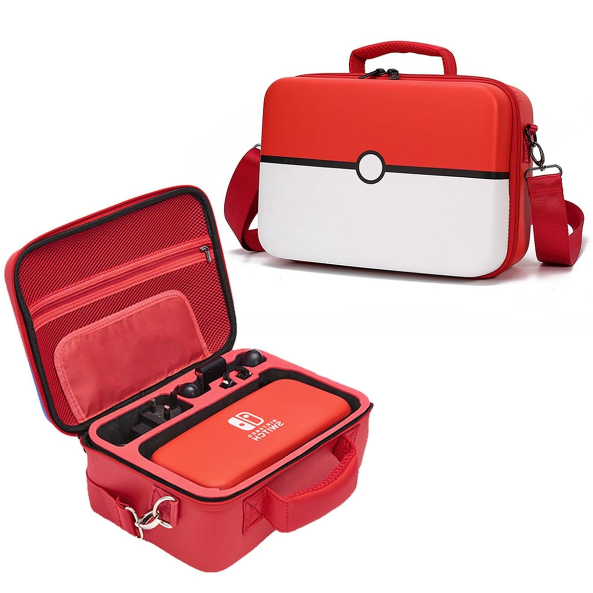 Compact Switch Shoulder Bag with Game Host Storage