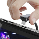 6-in-1 Docking Station for Steam Deck with Hdmi Rj45 Usb 3.0 Usb-c Pd 100w - 45-Degree Angle