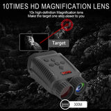 1080p Hd Infrared Night Vision Binoculars with 2.4 Tft Screen - 45-Degree Angle