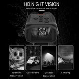 1080p Hd Infrared Night Vision Binoculars with 2.4 Tft Screen - Rear View