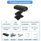 Wireless Smart Camera With Motion Detection And Night Vision - Side View