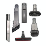 6-in-1 Replacement Brush Kit for Dyson Vacuum Cleaner - Front View