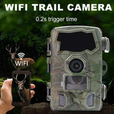 4K Wifi Hunting Trail Camera With 2.4 Tft Screen - Side View
