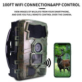 4K Wifi Hunting Trail Camera With 2.4 Tft Screen - Close-Up Angle