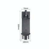 Wall-mounted Charging Stand for Dyson V7 V8 Vacuum Cleaners - Side View