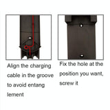 Wall-mounted Charging Stand for Dyson V7 V8 Vacuum Cleaners - 45-Degree Angle