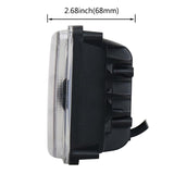5 Inch 30W Dc 10 - 30V 7200Lm Ip67 Car Led Turn Signal / Headlight With Angel Eyes - Top-Down View