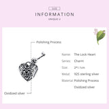 925 Sterling Silver Retro Heart Beaded Bracelet - Rear View