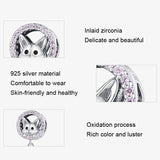 925 Sterling Silver Corgi Puppy Bracelet Beads - Side View