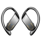 Wireless Bluetooth Earphones with Magnetic Charging Case & Digital Display - Low Angle
