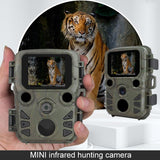 Outdoor Hunting Camera with Night Vision and Infrared Sensing - Side View