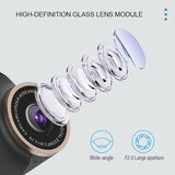 1080p Hd Night Vision Wifi Driving Recorder with In-car Camera - 3.16 Inch - Rear View