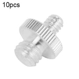 10 Stainless Steel Screws For Tripod Heads - 1 / 4 To 3 / 8 - Silver - Side View