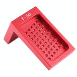Woodworking L-shaped Ruler for Marking and Fixing - T50 Aluminum Alloy - Front View