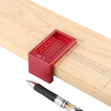 Woodworking L-shaped Ruler for Marking and Fixing - T50 Aluminum Alloy - Close-Up Angle